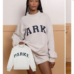 Parke Women's Cream Crew Neck Sweater